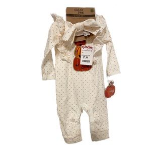 0-3 fall baby romper